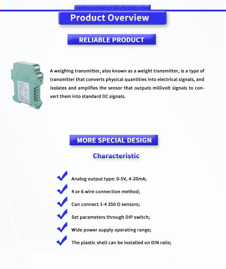 UNIVO ULTM300 Signal Conversion Module for DIN Rail Mounting and Voltage Output Signals