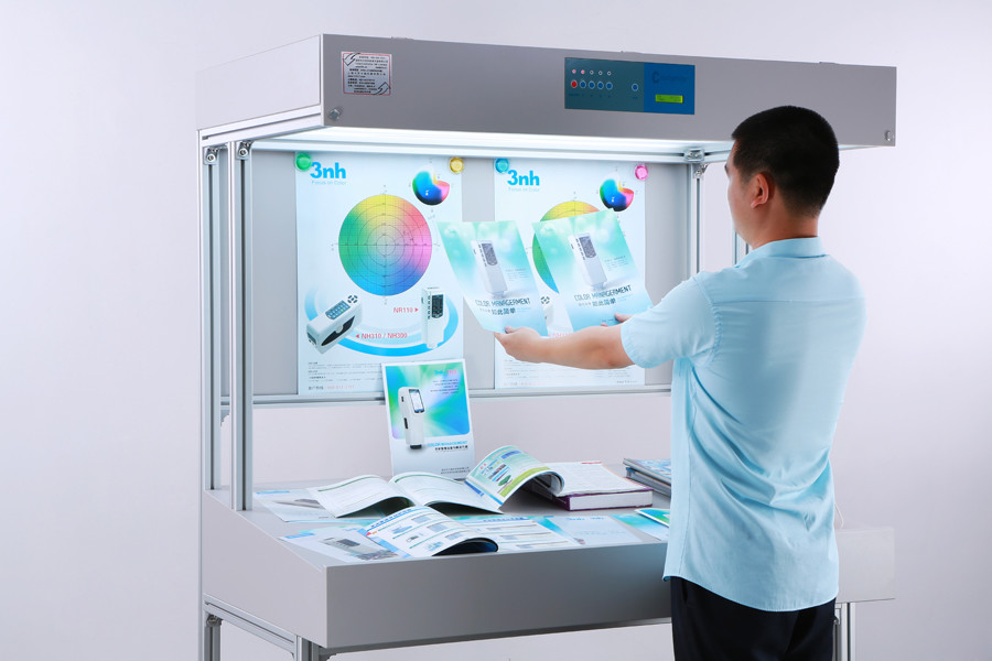 Metal Color Matching Box Sample Color Test Standard Light Source Sample Table