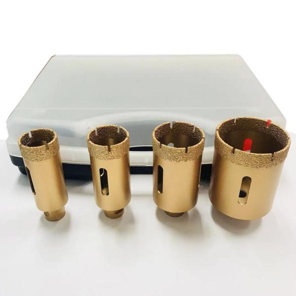 Quality M14 Vacuum Brazed 35mm Diamond Core Drill Bits Set For Porcelain for sale