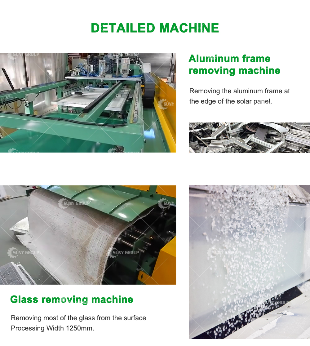 Customer Requirements 2023 Technology Scrap Solar Panel Crushing And Separating Plant