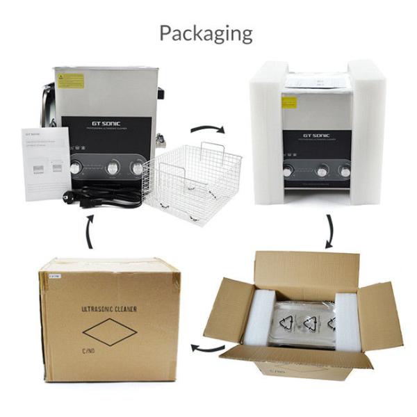 Industrial Parts Ultrasonic Cleaner Time Setting 28 / 40kHz CE ROHS Certificated