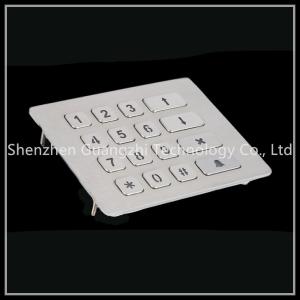 Wholesale LED Lighting Backlit Numeric Keypad , Matrix 4x4 Type Vending Machine Keyboard from china suppliers