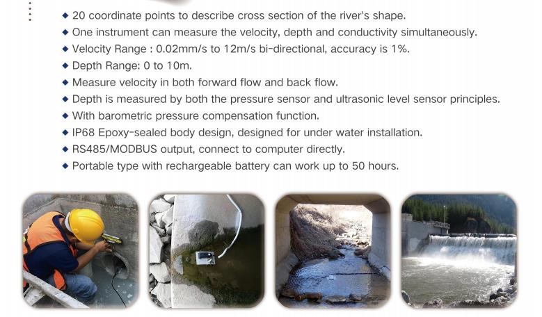 4-20MA Partially Filled Pipe Doppler Flow Meter