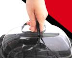 Disposable Transparent PP Roast Chicken Box Fog Resistant Lid With Handle