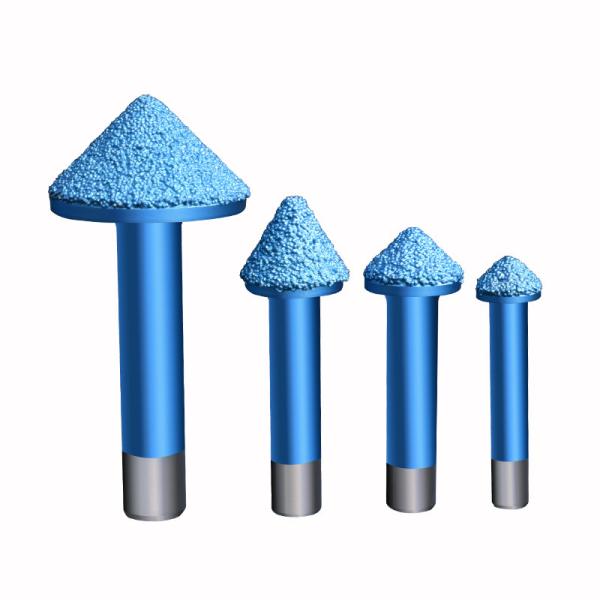 Quality CNC Engraving 3D Router Bits for Hard stone vacuum brazed 3D carving tools for sale
