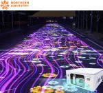 Weatherproof Floor Interactive Projection Public Floor Projection System