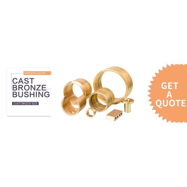 OEM C86300 SAE 430B Manganese Bronze Straight & Flanged Bushing Cast Bronze Bushings Machined CNC Parts