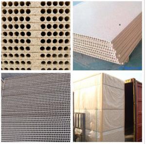 China hollow core particle board,tubular chipboard for door core on sale