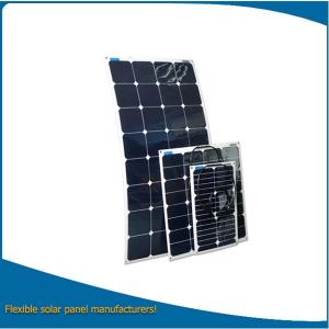 Wholesale Semi flexible solar module 10w to 200w, customized solar panel flexible with controller for cheap sale from china suppliers