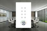 DSP Audio Volume Control Switch PoE / FHB 8 Button Control Panel