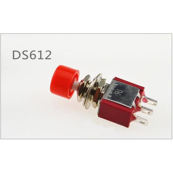 DS612 Mini Momentary 3 Pin Waterproof Push Button Switch AC 250V 2A/120V 5A