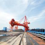 Bucket Wheel Stacker And Reclaimer System For Longitudinal Stockyard