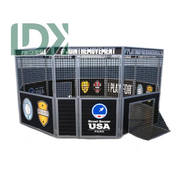 Quality Customized Logo  Soccer Field Mini Portable Football Cage With Soft Net for sale