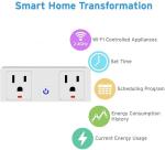For Tuya Smart Output Plug Wifi Smart Plug Support Wifi US Standard Remote