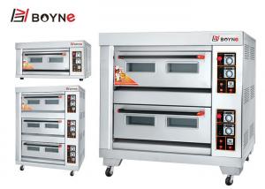 China Industrial One Deck Two Trays Deck Oven Gas Baking Equipment commercial use on sale