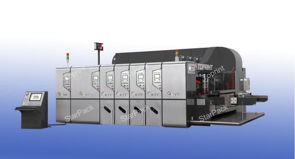 Automatic Flexo Printing Slotting Machine 350 Sheets/Min Fully Computerized