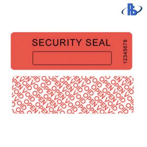 Tamper Evident VOID Labels , Partial Transfer Security Barcode Labels