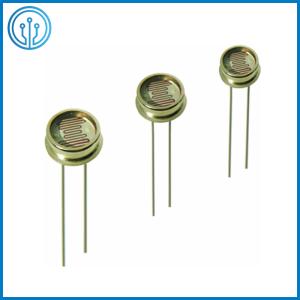 China Metal Case 10K OHM PIR Sensor Module 8mm Light Dependent Resistor Metal Case on sale