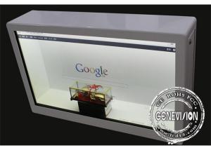 Wholesale 55 Inch Android Remote Control Transparent Display Box Flexible Advertising Equipment from china suppliers