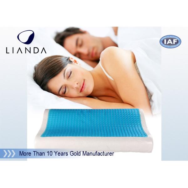 Visco rectangle Cooling Gel Pillow , wave summer cooling gel memory pillow