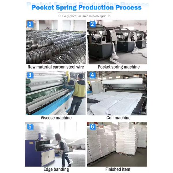 Compressed Individually Sofa Pocketed Spring Wrapped Coils Pocket Spring For Sofa Cushion