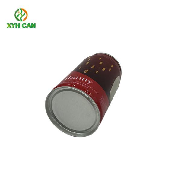 Beverage Tin Cans Cylinder Tin Cans for Beverage 275 Grams Capacity CMYK Glossy Printing Design
