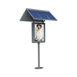 Solar Powered Custom Digital Displays Double Sided 1920*1080 Resolution