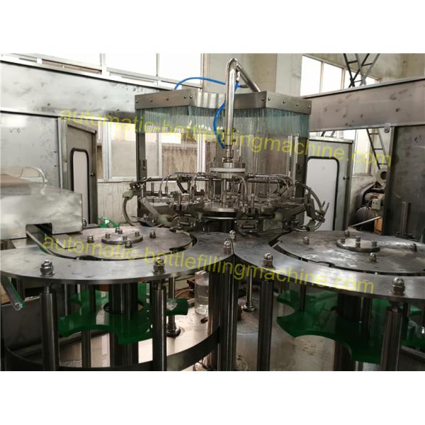18 Rising Heads Fruit Juice Production Line , 150ml - 2000ml Hot Fill Bottling Equipment