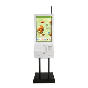 China 32 Screen Size Self Service Ordering Kiosk Indoor Payment Ticket Machine on sale