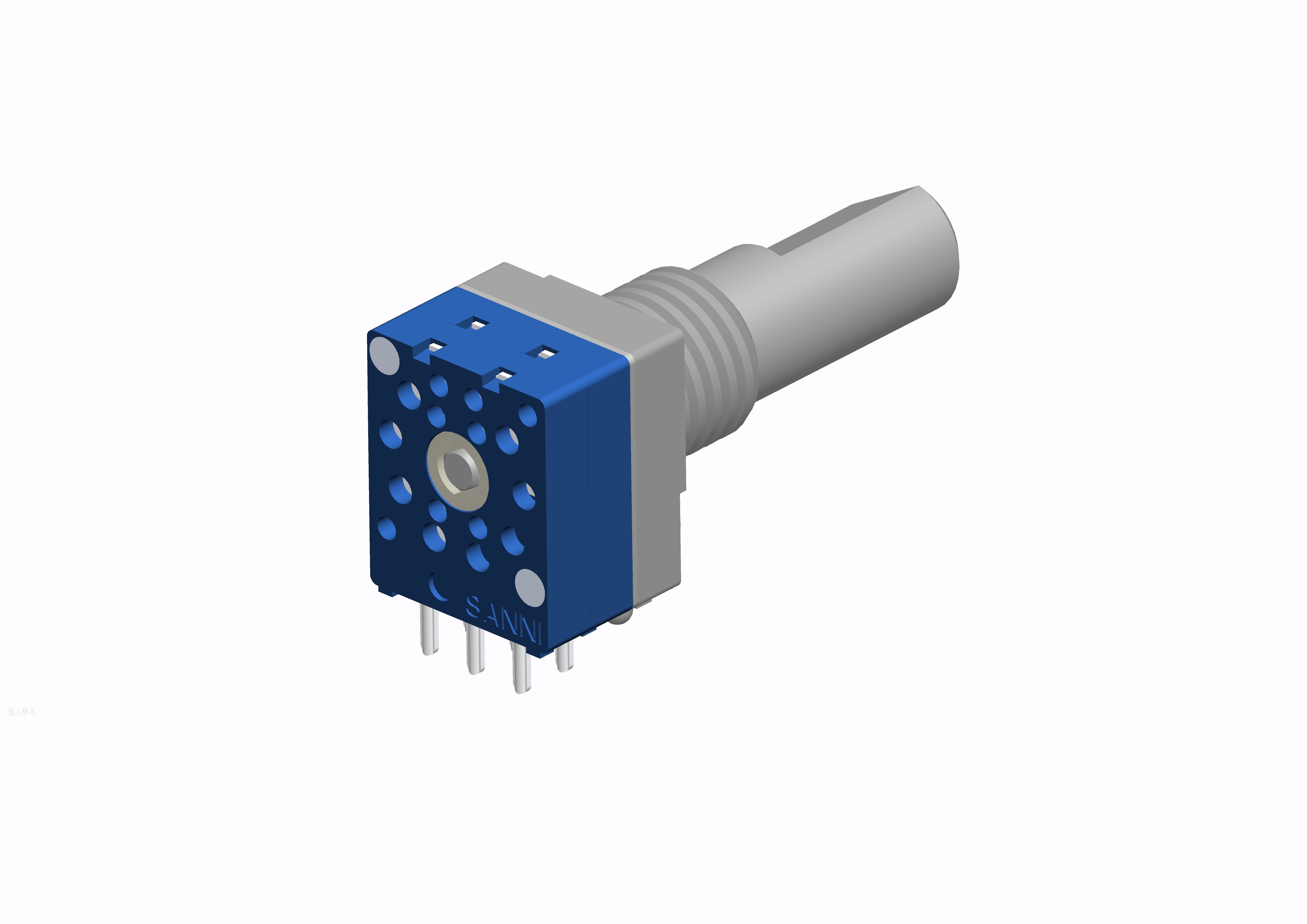Dual Unit Dealed Shaft Absolute Rotary Encoder For Interphone Walkie-Talkie