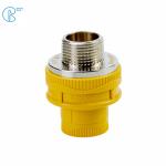 Environment Friendly PPR Pipe Socket Coupling Fitting With Metal Thread