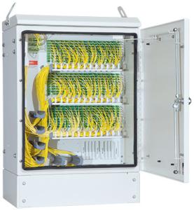 China Durable Fiber Optic Distribution Cabinet Direct Connect 432 Convenient Maintenance on sale
