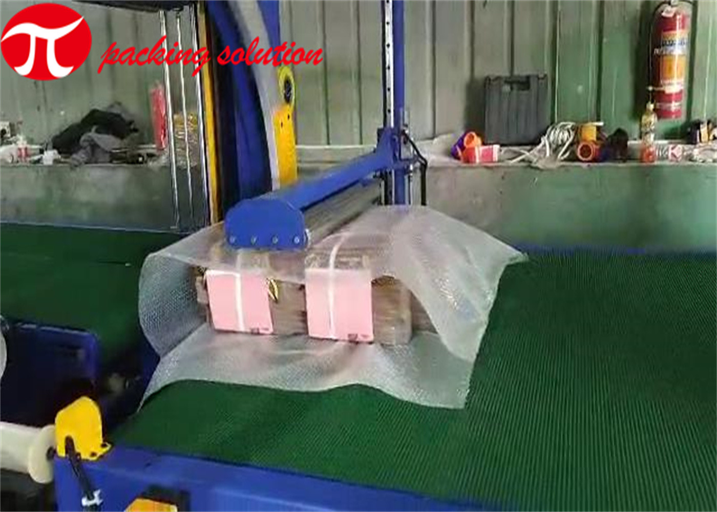 100r/Min Horizontal Wrapping Machine , DustProof Horizontal Stretch Wrapper High Efficiency