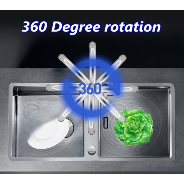 IPX4 Deck Mounted Heater Faucet RoHs Instant Hot Water Tap For Kitchen Sink