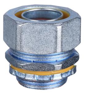 China Waterproof Box Connector Flat Type , Flexible Conduit Connector DPJ Flexible Connector Flat Type on sale