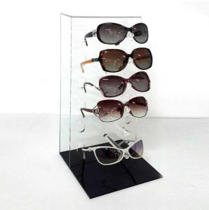 China Su6 Pair Acrylic Eyeglass Display Stand , Retail Show Sunglasses Wall Rack on sale