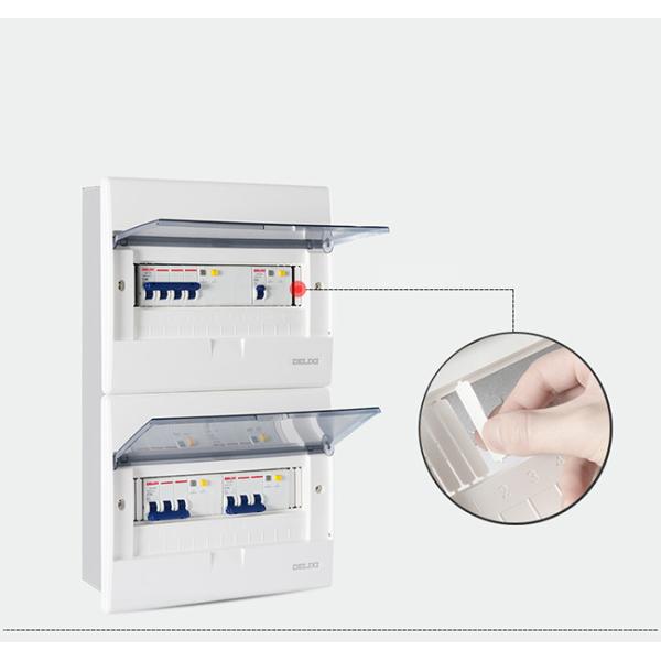 Flush Type Lighting Distribution Box Polycarbonate 3 Phase Distribution Board