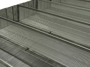 304 316 316L Eye Link Conveyor Belt For Bakery Adjustable Speed