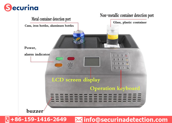Desktop Bottle Liquid Scanner Checking Machine Explosives Detection System