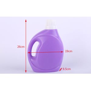 3L Lightweight Customized Plastic Softener Empty Laundry Detergent Bottles
