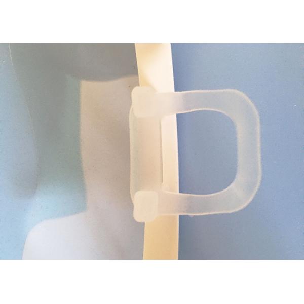 PET Plastic Chin Face Mouth Shield For Food Handling Reusable With Elastic Nylon Rope