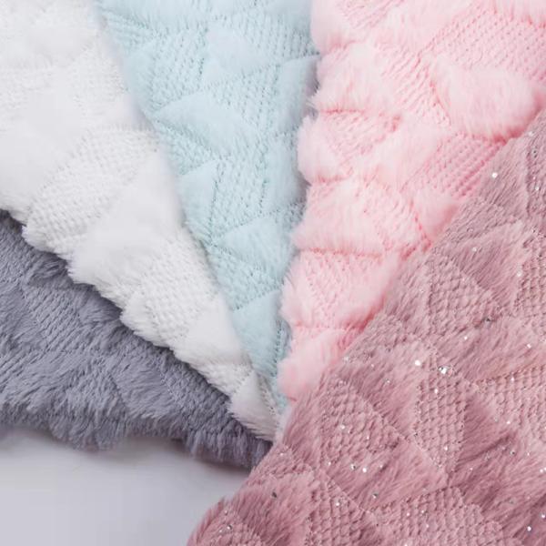 Recycled 100 Polyester Fashion 3d Printed Velvet Fabric Wholesale Korean Velvet Fabric for Doll Making