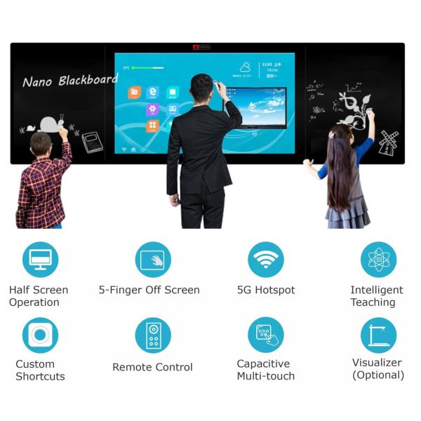 Nano Smart Interactive Flat Panels For Education 86 inch interactive display