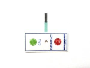 Flexible Circuit 2 Button Membrane Switch For Emergency Remote Controller