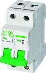 AC Single Phase Miniature Circuit Breaker D Tripping Curve 1P B Curve And C