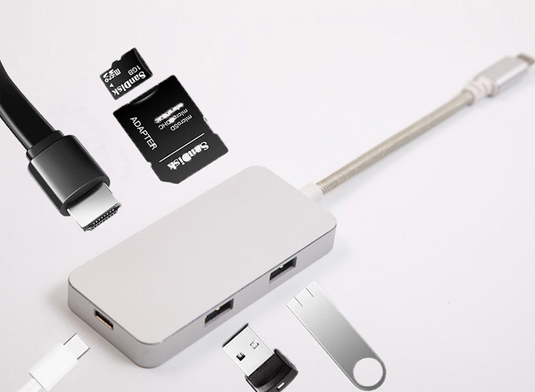 3.1 Type-C Multi Port USB-C Adapter Hub USB Type C Adapter Converter