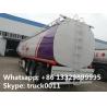 CLW brand triples axles 50,000L oil tank trailer for sale, factory sale BPW/FUWA 3 axles 50cubic meters fuel tank traile for sale