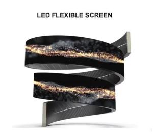 Flexible LED Display P4 Indoor Fixed Advertising Cylindrical LED Display Screen 5 Year Warranty