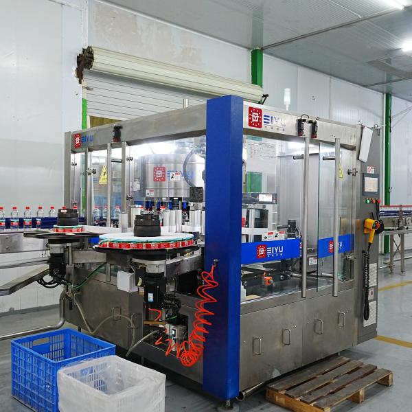 Quality Workshop Test Of The Rotary OPP Hot Glue Labeling Machine Customized By Qatari Customers for sale