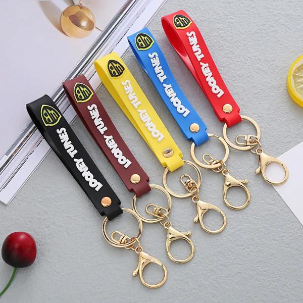 Quality Personalized PVC 3d Customized Soft Pvc Keychains Silicon Rubber Key Chain for sale